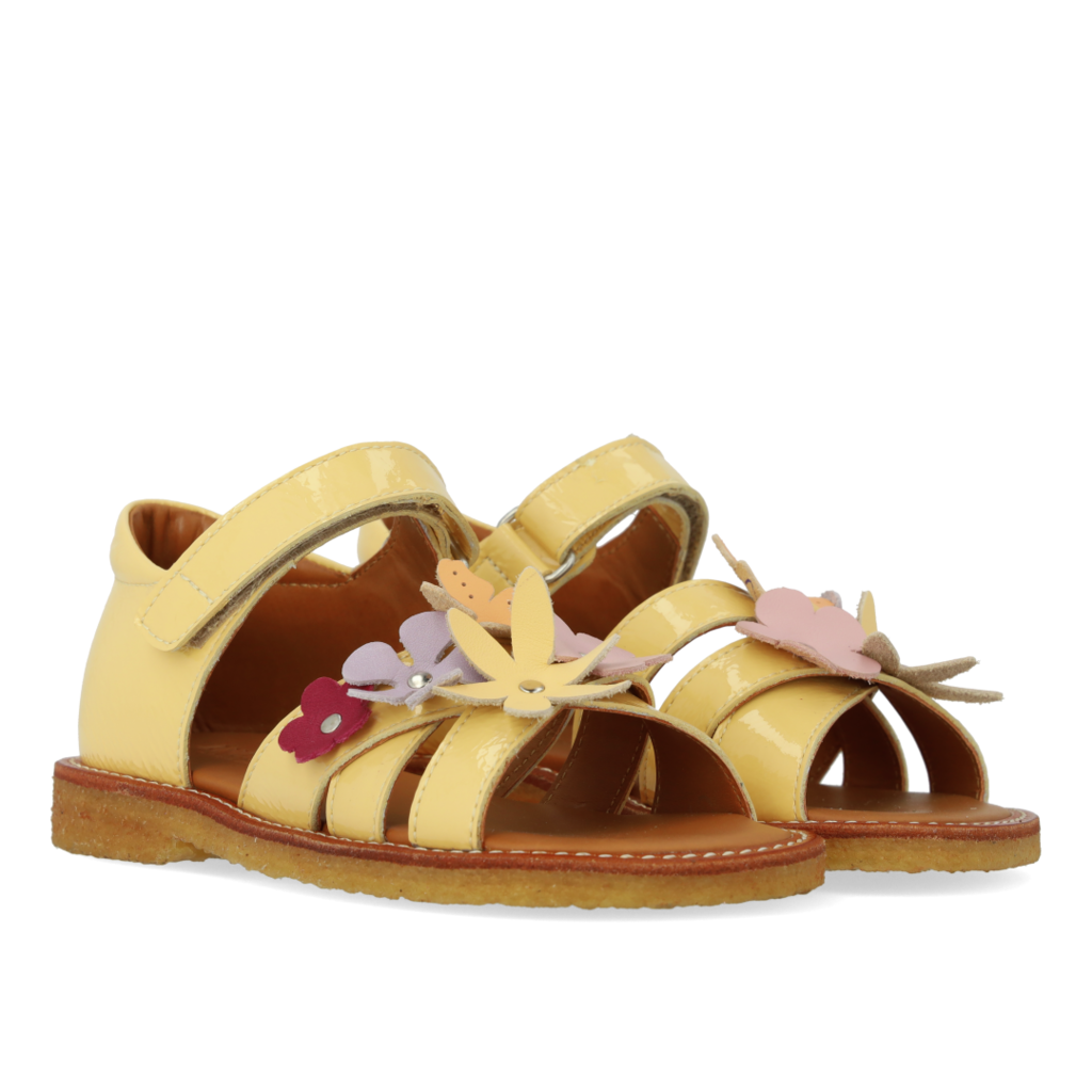 Sandal m. velcro, Gul