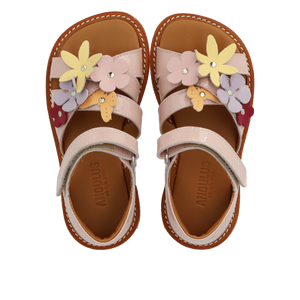 Sandal m. velcro, Rosa