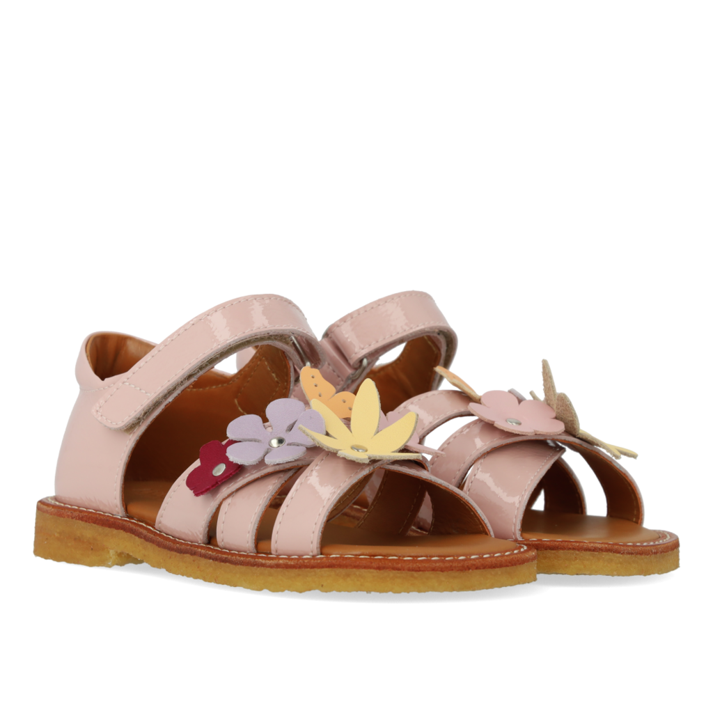 Sandal m. velcro, Rosa