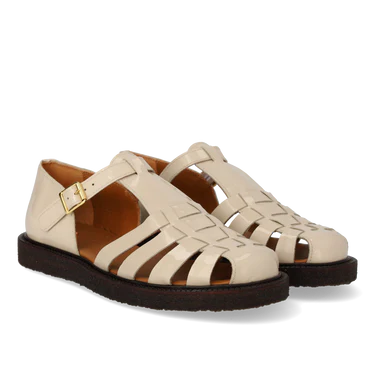 Sandal m. spænde, Beige
