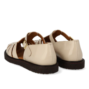Sandal m. spænde, Beige