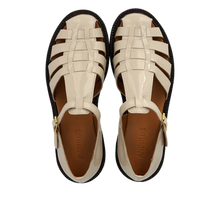 Indlæs billede til gallerivisning Sandal m. spænde, Beige
