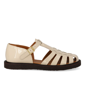 Sandal m. spænde, Beige