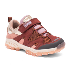 TEX-sneakers m. velcro, Bordeaux