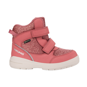 TEX-støvle m. velcro, Pink