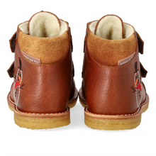 Indlæs billede til gallerivisning Begynder-TEX-støvle m. velcro, Cognac
