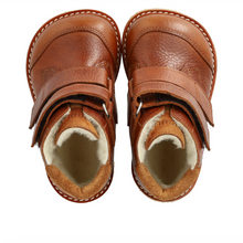 Indlæs billede til gallerivisning Begynder-TEX-støvle m. velcro, Cognac
