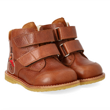 Indlæs billede til gallerivisning Begynder-TEX-støvle m. velcro, Cognac
