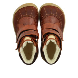 TEX-støvle m. velcro, Brun