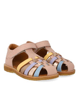 Indlæs billede til gallerivisning Sandal m. veclro, Guld/multi-farvet
