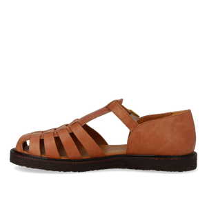 Sandal m. spænde, Cognac