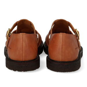 Sandal m. spænde, Cognac