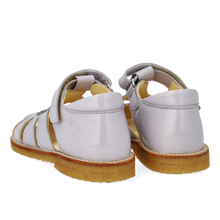Indlæs billede til gallerivisning Sandal m. velcro, Lilla Glitter
