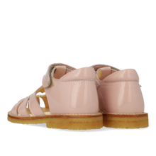 Indlæs billede til gallerivisning Sandal m. velcro, Rosa Glitter
