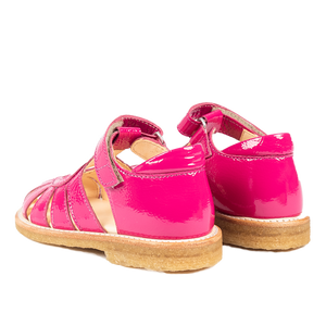 Sandal m. velcro, Pink