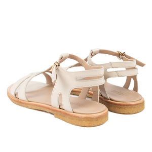 Sandal m. spænde, Beige