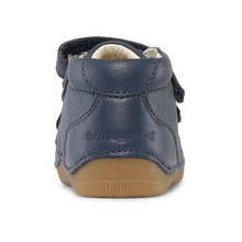 Indlæs billede til gallerivisning Begyndersko m. velcro, Navy
