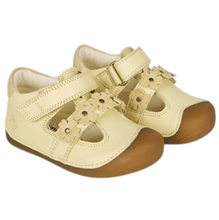 Indlæs billede til gallerivisning Begyndersandal m. velcro, Gul
