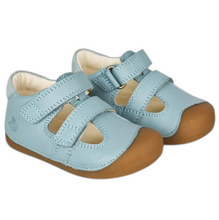 Indlæs billede til gallerivisning Begynderdsandal m. velcro, blue
