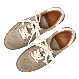 Sneakers m. snøre, Beige