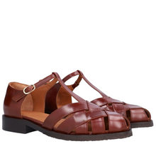 Indlæs billede til gallerivisning Sandal m. spænde, Brun

