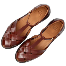 Indlæs billede til gallerivisning Sandal m. spænde, Brun
