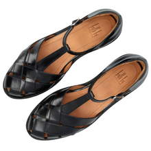 Indlæs billede til gallerivisning Sandal m. spænde, Sort
