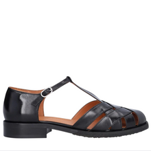 Indlæs billede til gallerivisning Sandal m. spænde, Sort
