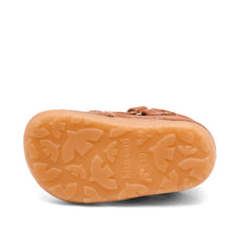Indlæs billede til gallerivisning Begyndersandal m. velcro, Cognac
