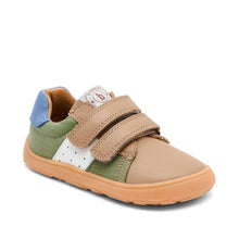 Indlæs billede til gallerivisning Sneakers m. velcro, Beige/Grøn
