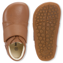 Indlæs billede til gallerivisning Hjemmesko m. velcro, Cognac

