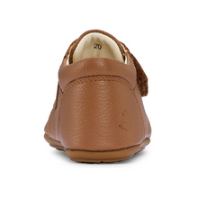 Indlæs billede til gallerivisning Hjemmesko m. velcro, Cognac
