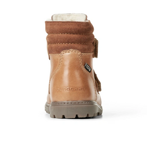 TEX-støvle m. velcro, Cognac