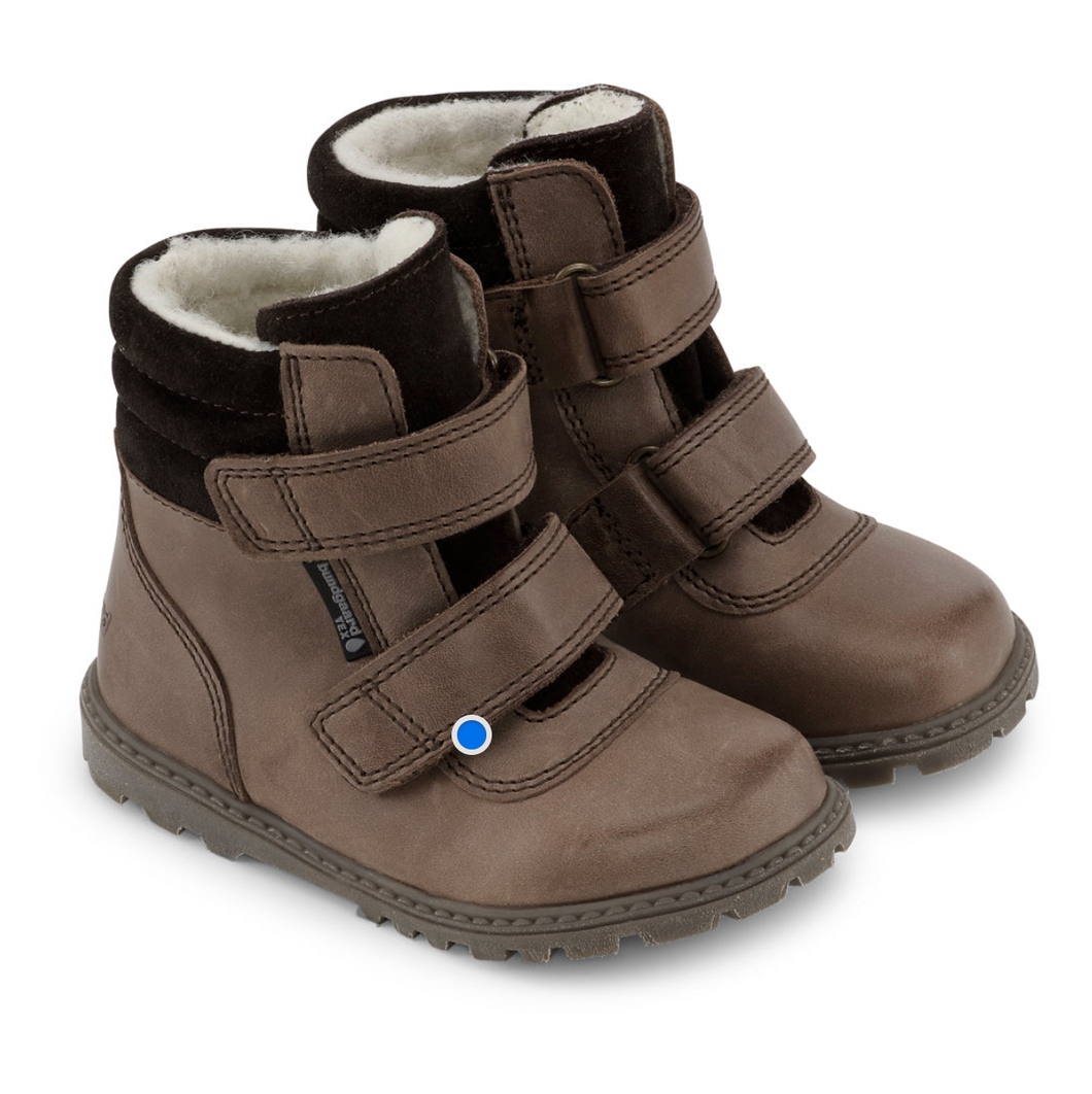 TEX-støvle m. velcro, Brun