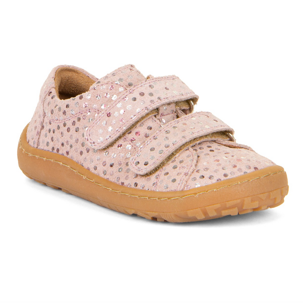 Sneakers m. velcro, Pink