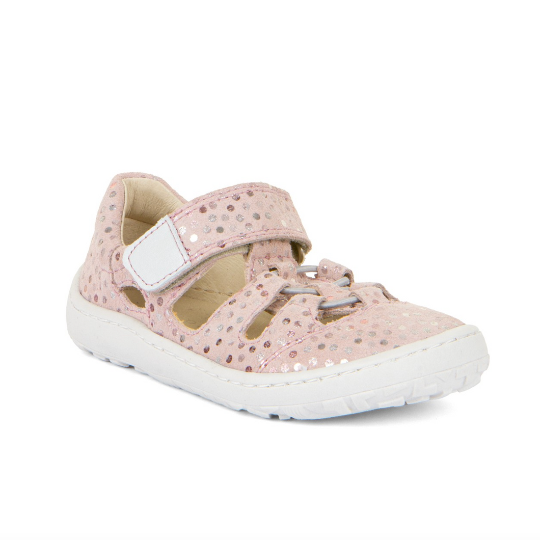 Sandal m. velcro, Pink