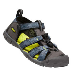 Outdoor sandal m. velcro, Grå