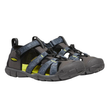 Indlæs billede til gallerivisning Outdoor sandal m. velcro, Grå
