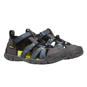 Outdoor sandal m. velcro, Grå
