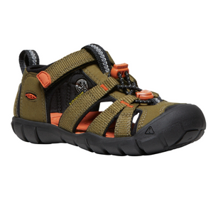 Outdoor sandal m. velcro, Army