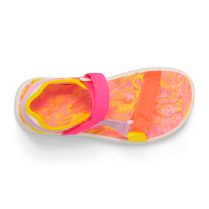 Sandal m.  velcro, Pink