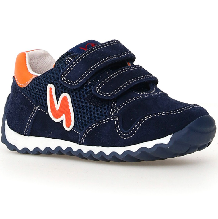 Sneakers m. velcro, Navy
