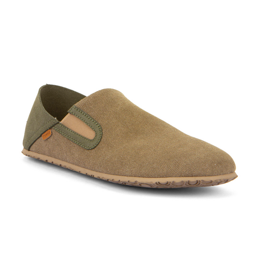 Hjemmesko m. velcro, Olive