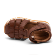 Indlæs billede til gallerivisning Sandal m. velcro, Brun
