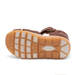Sandal m. velcro, Rose glitter