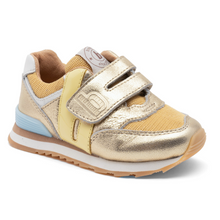 Indlæs billede til gallerivisning Sneakers m. velcro, Guld
