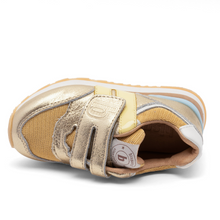 Indlæs billede til gallerivisning Sneakers m. velcro, Guld
