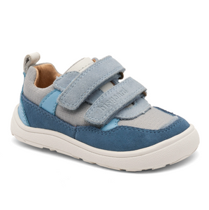 Sneakers m. velcro, Blå