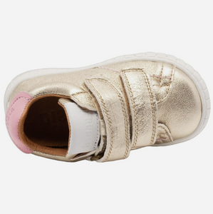 Sneakers m. velcro, Guld