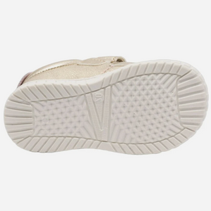 Sneakers m. velcro, Guld